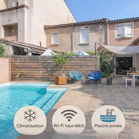 Les Lauriers - 3 Bedrooms, Hyper-centre And Pool *